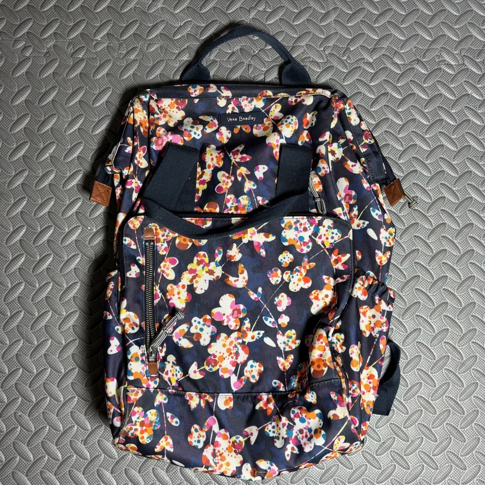 Vera Bradley Multicolor Floral Backpack